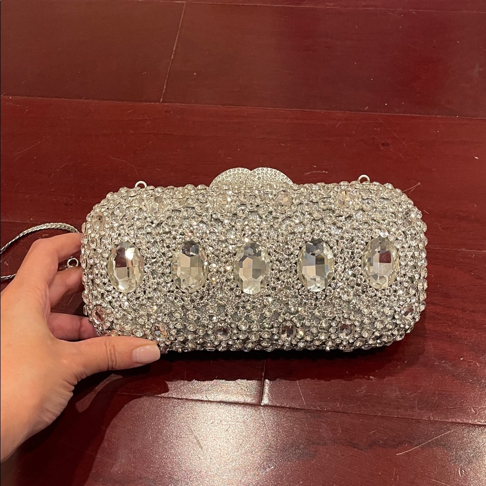 Crystal Rhinestone Evening Clutch - Picture 2 of 5